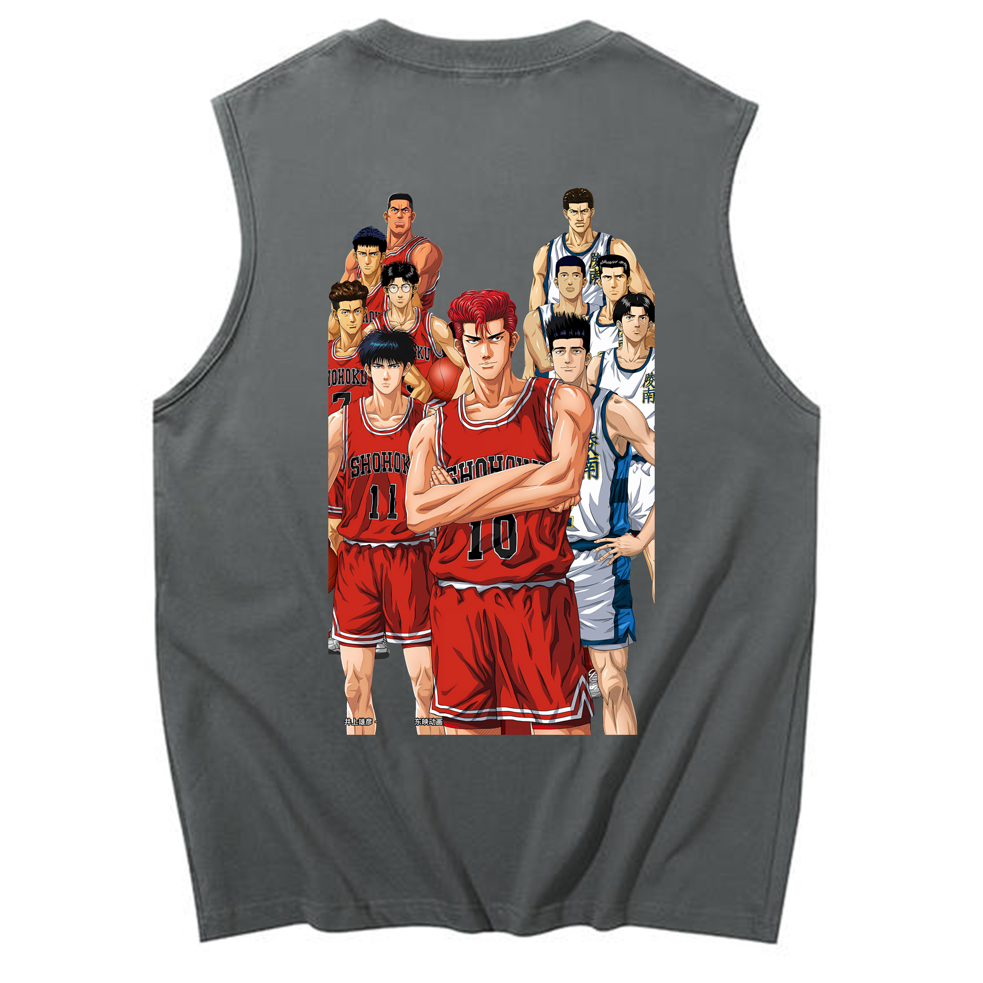 （画像用） SLAM DUNK／スラムダンク コットン100％タンクトップ（背面プリント）